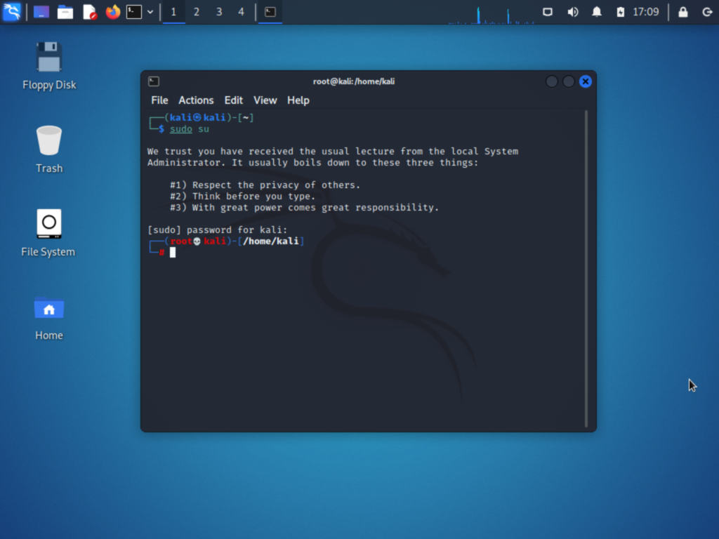 Kali Linux Root User