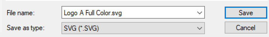Save As SVG