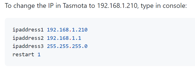 S31 Static IP Address